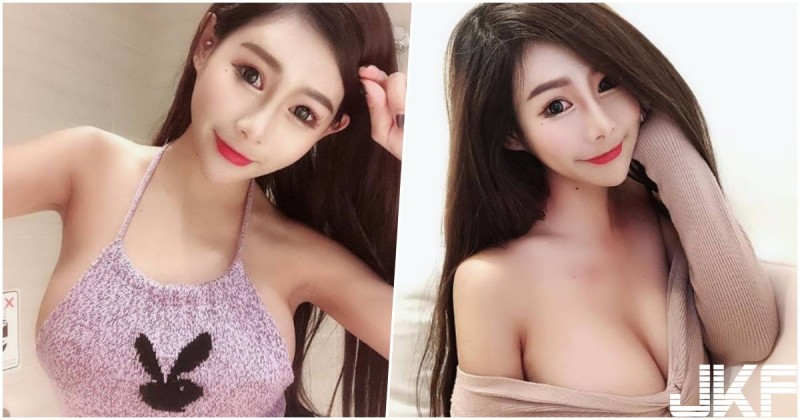 正妹「雄偉美乳」大到滿出來，深度爆乳畫面讓人狂噴鼻血！