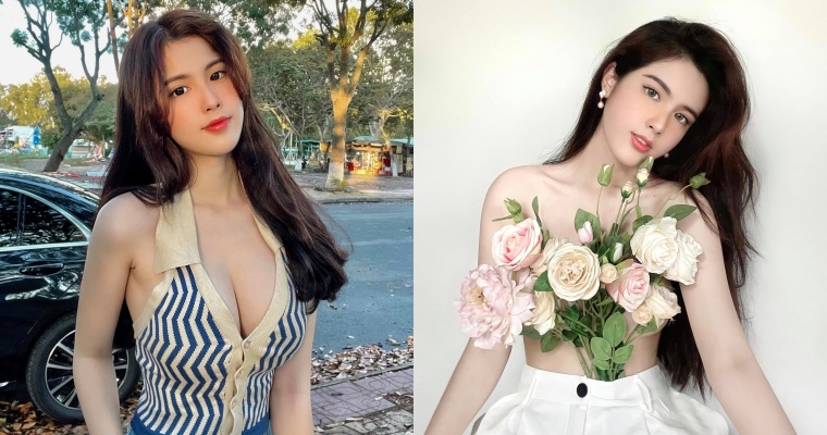 把那束花拿開！19 歲氣質正妹 Nie 仙氣近照曝光狂吸千讚